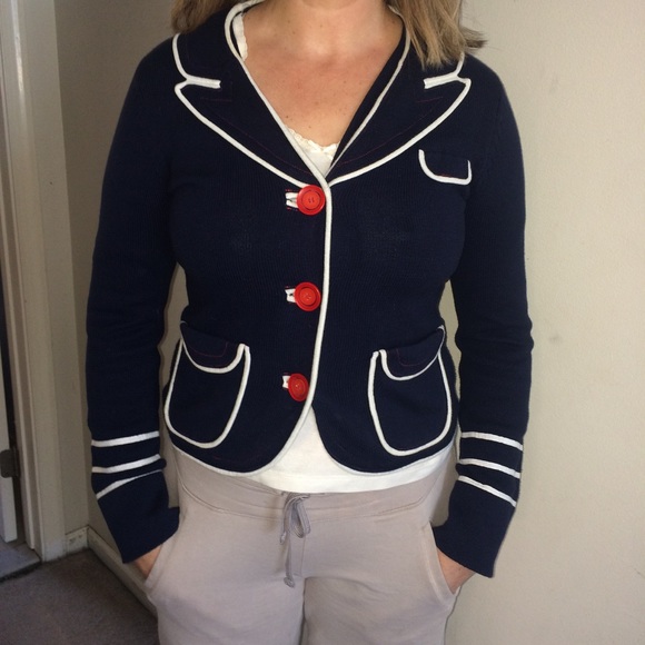 Anthropologie Sweaters - Anthropologie Vintage HWR Cotton Nautical Sweater